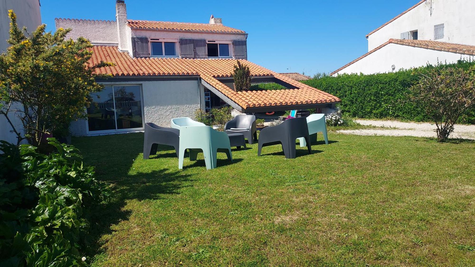 Maison Face A La Mer Rivedoux-Plage Eksteriør billede