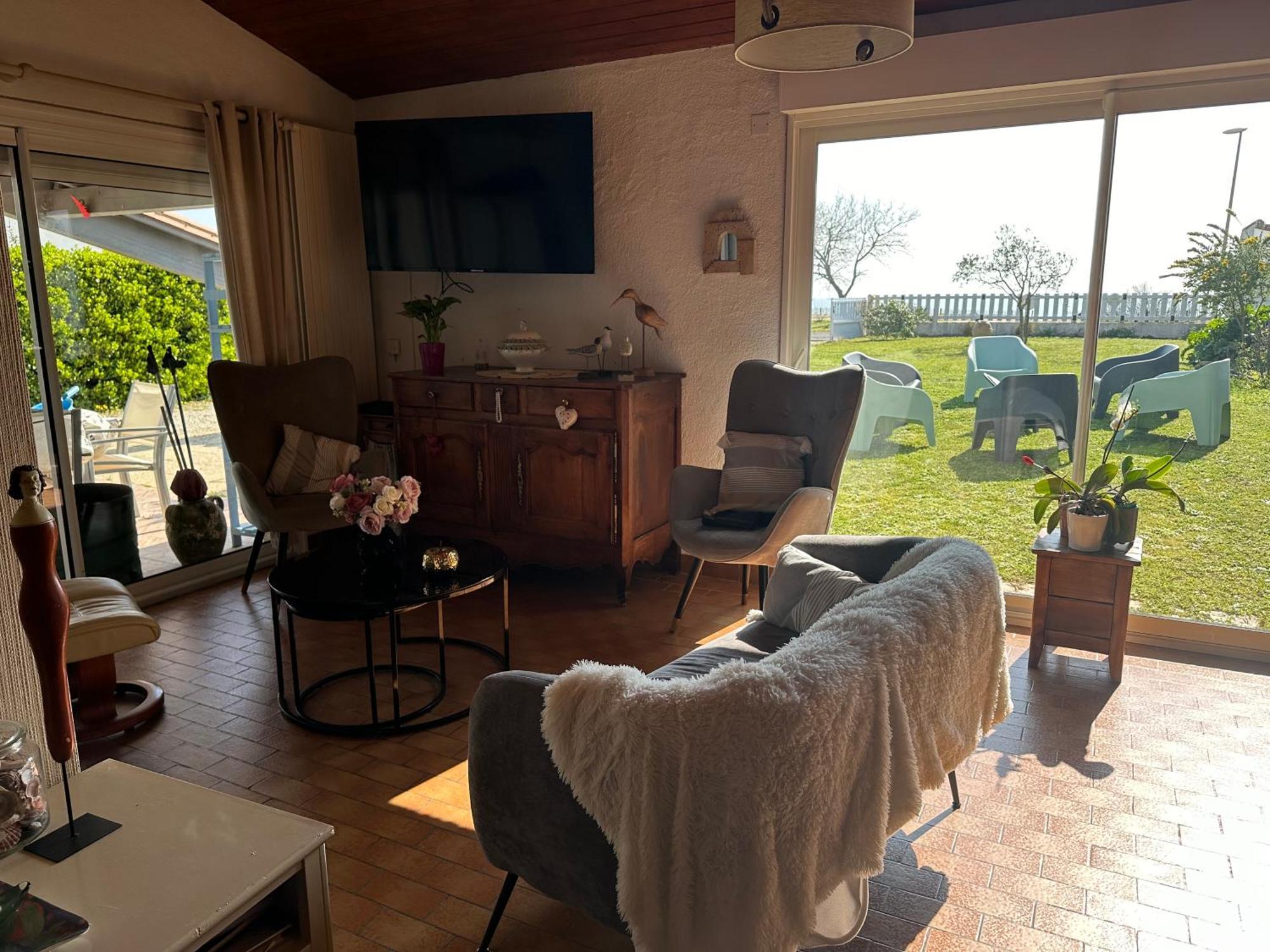 Maison Face A La Mer Rivedoux-Plage Eksteriør billede